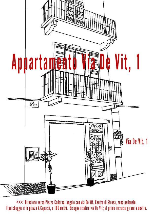 Appartamento Via De Vit Stresa Kültér fotó